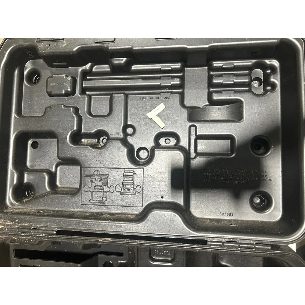 DeWalt DW618PK Router Replacement Hard Carrying Case Black Blow Molded Storage